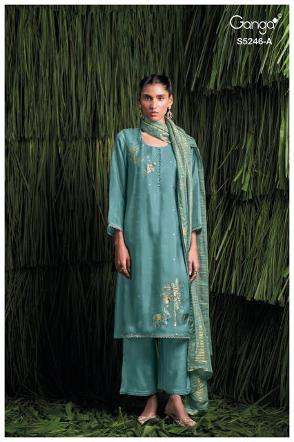 Ganga celinea 5246 dress materials wholesale dealers